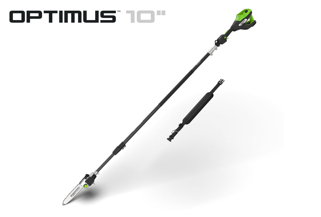 82V OPTIMUS 10" Polesaw with Carbon Fiber Shaft  | OPS300T