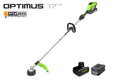 82V OPTIMUS 1.6kW 17" String Trimmer With (1) 4 Ah Battery and Dual Port Charger | ST161-4DP
