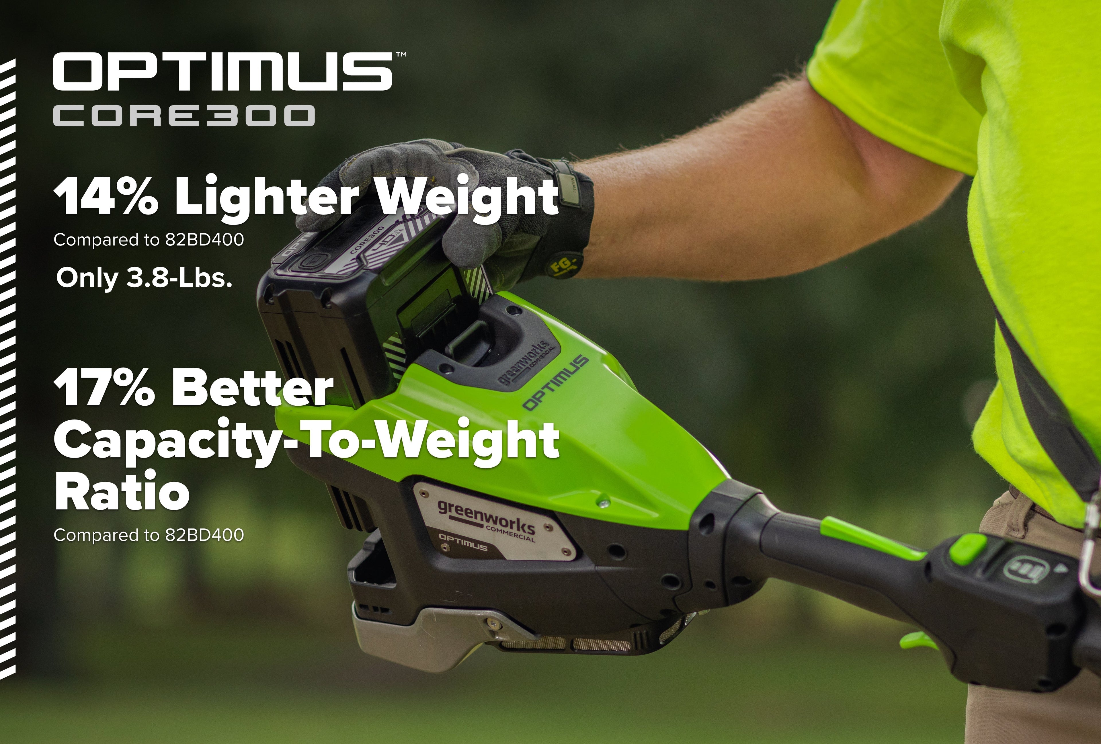 82V OPTIMUS 4.0 Ah CORE300 Battery | CORE300