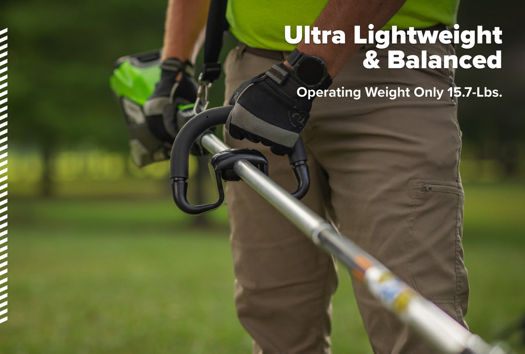 82V OPTIMUS 1.6kW 17" String Trimmer With (1) 4 Ah Battery and Dual Port Charger | ST161-4DP