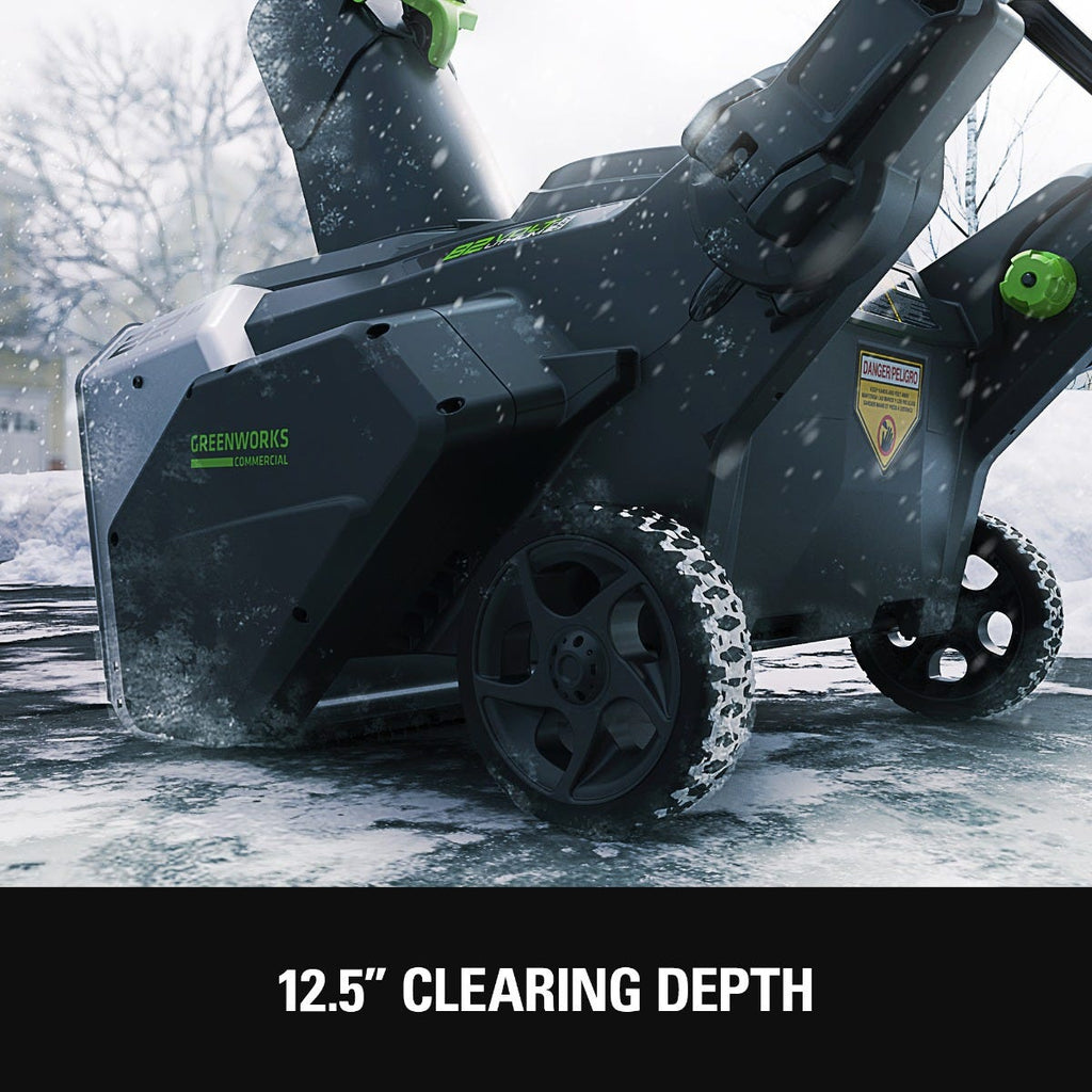 82V 22" Snow Thrower with 5Ah Battery and Dual Port Charger | 82SN22-5DP