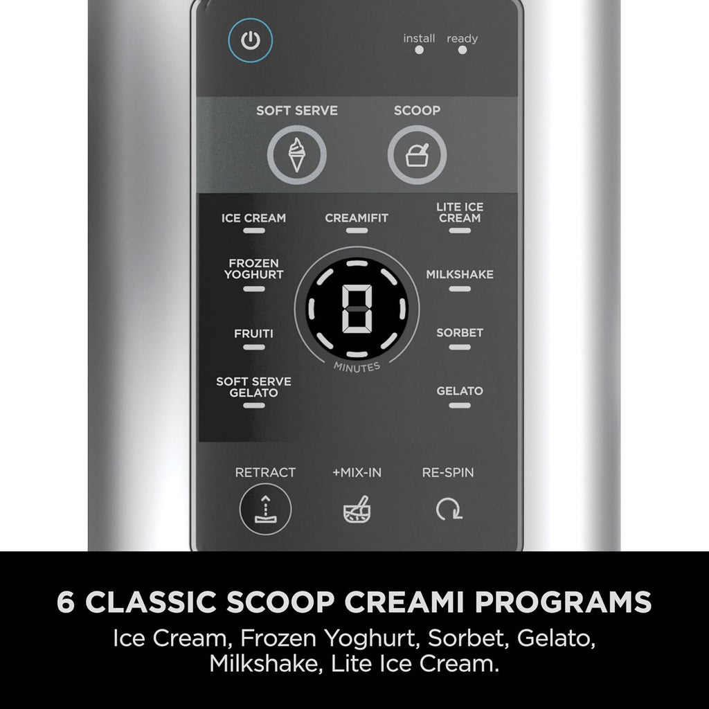 Ninja Swirl by CREAMi Soft Serve & Ice Cream Maker with 2x Tubs, 13 Functions, Makes Ice Cream