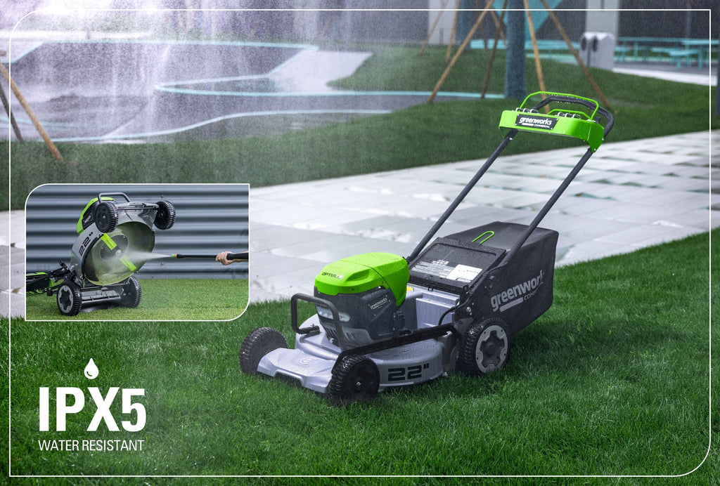82V OPTIMUS ATM 22” Self-propelled Mower With (2) 8 Ah Batteries And Dual Port Charger | ATM22A-82DP