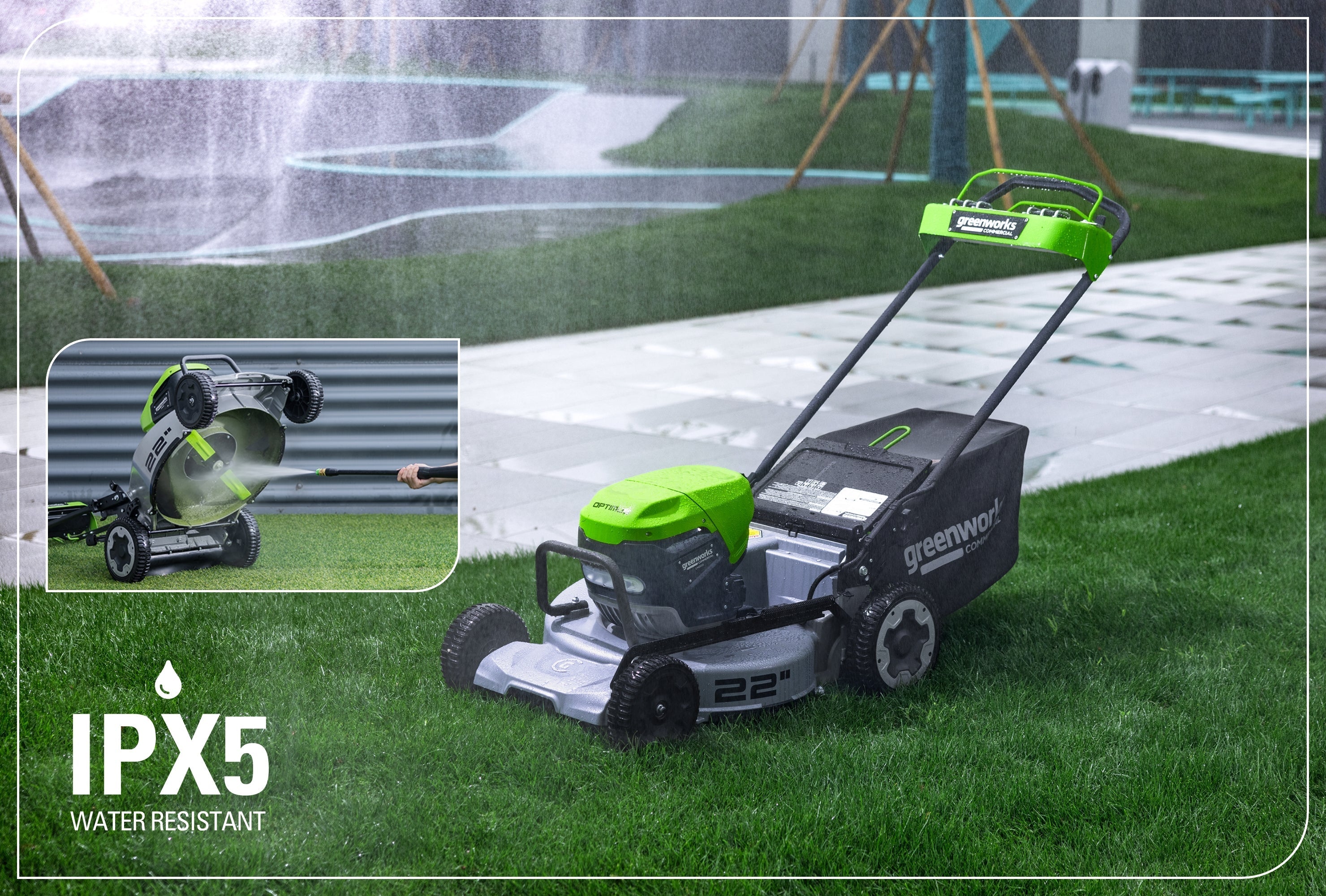 82V OPTIMUS ATM 22” Self-propelled Mower With (2) 8 Ah Batteries And Dual Port Charger | ATM22A-82DP