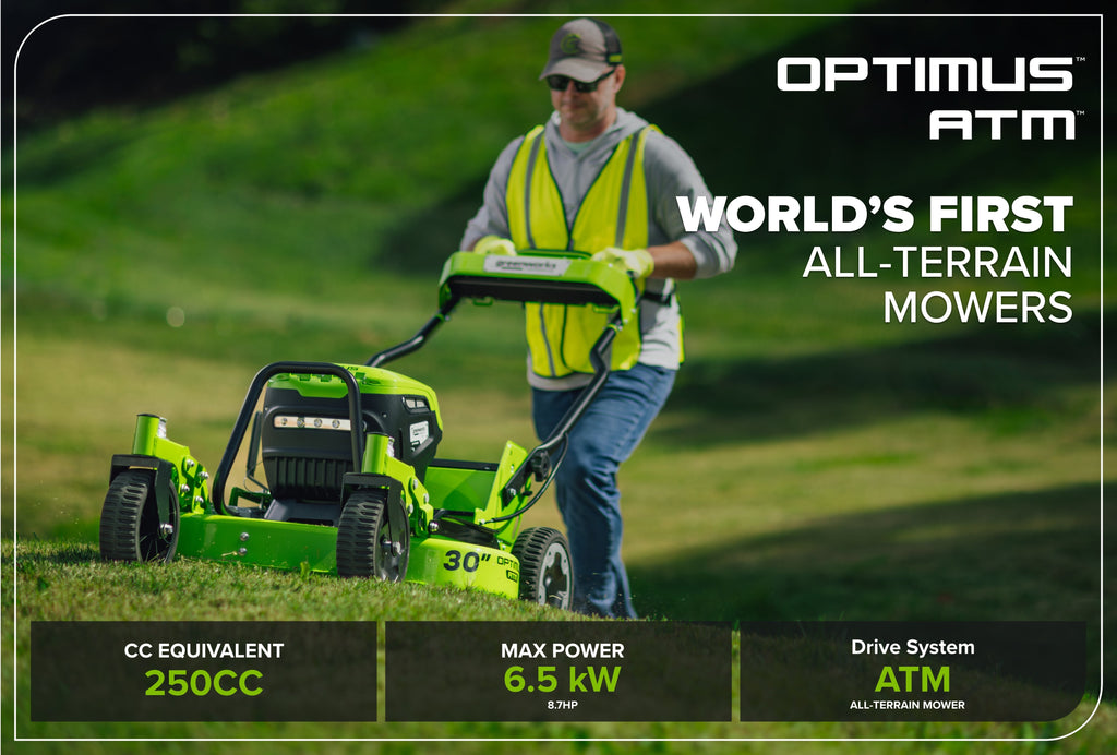82V OPTIMUS ATM 30" Self-propelled Mower with Swivel Casters | ATM30C