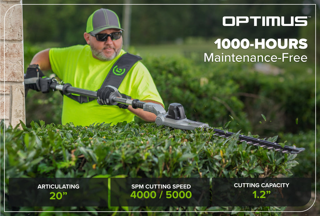 82V OPTIMUS 20" Mid-Pole Articulating Hedge Trimmer | PH482A