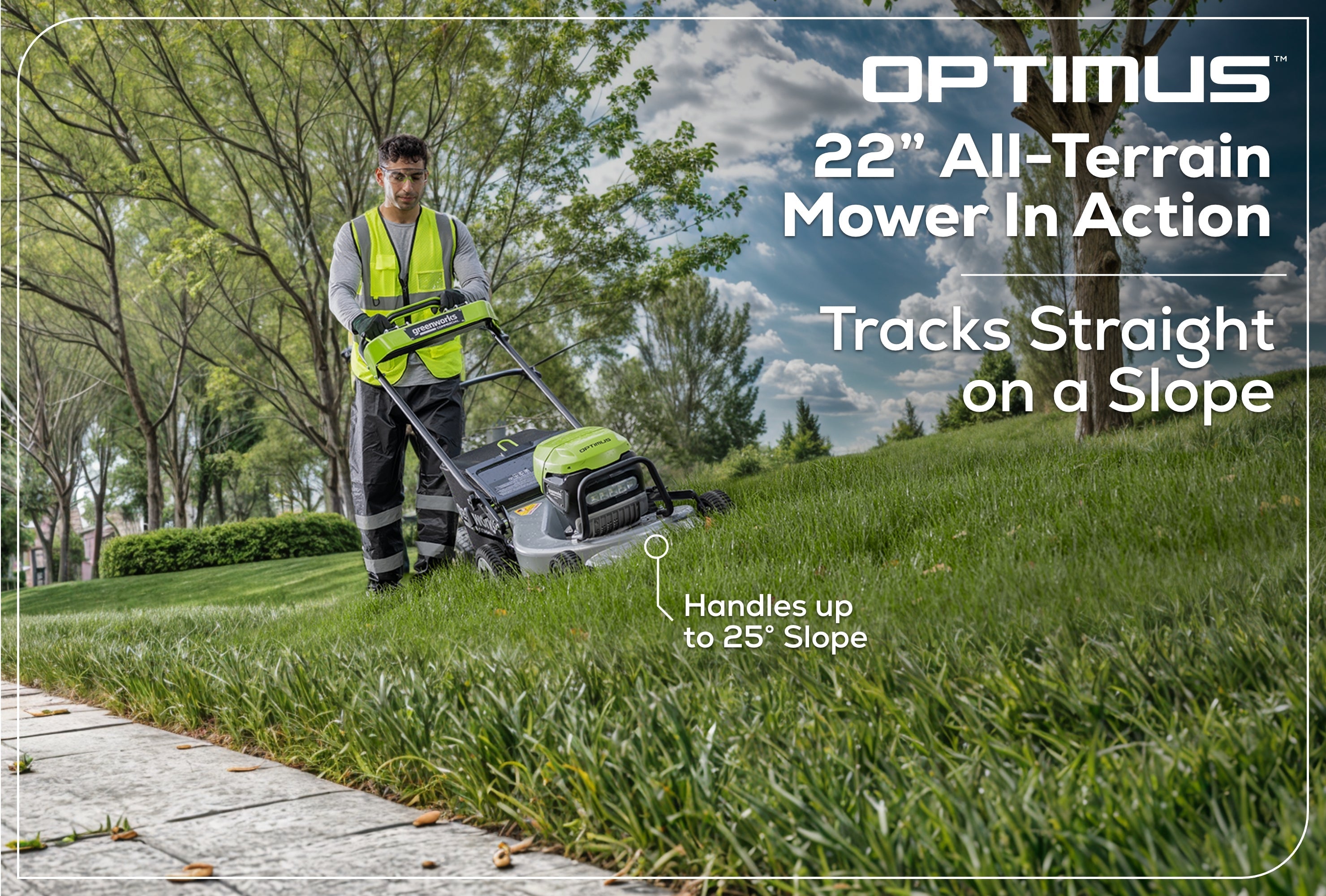 82V OPTIMUS ATM 22” Self-propelled Mower | ATM22A