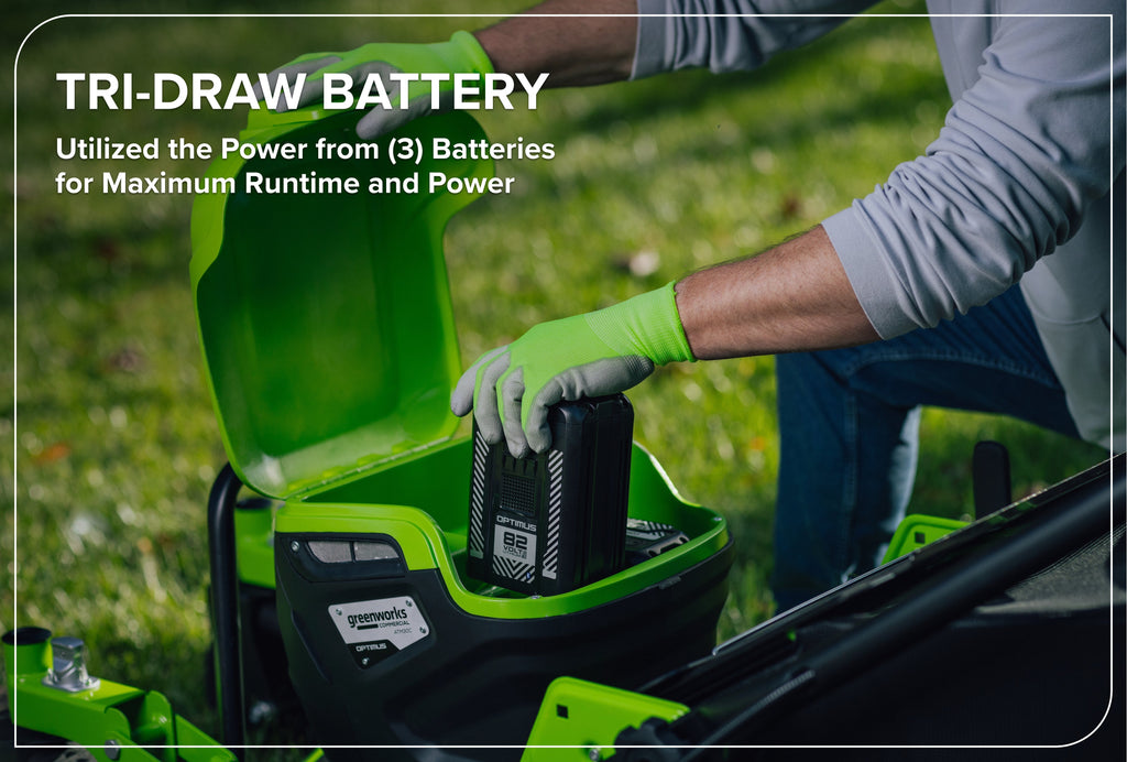 82V OPTIMUS ATM 30" Self-propelled Mower with Swivel Casters | ATM30C